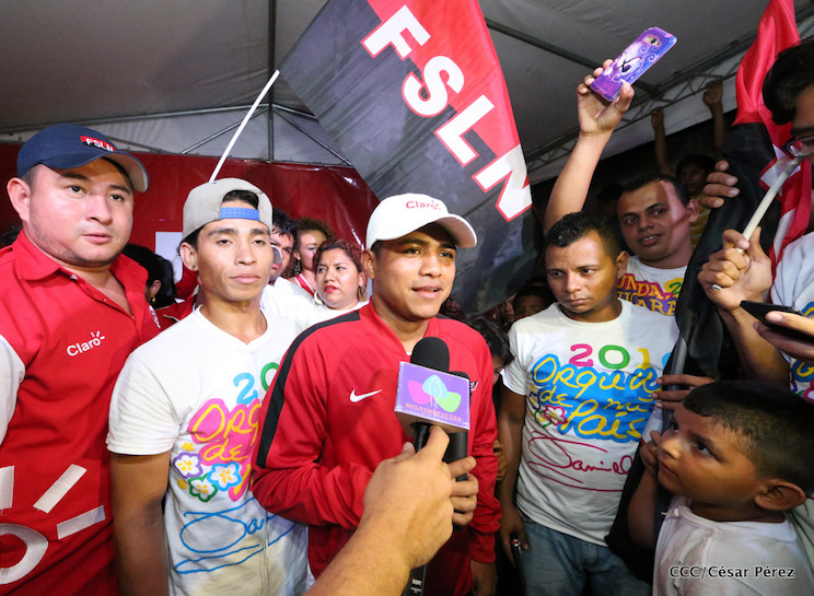 Recibimiento al campe&oacute;n Rom&aacute;n &lsquo;Chocolatito&rsquo; Gonz&aacute;lez en Nicaragua